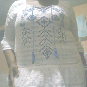 Vintage America Embroidered Top
